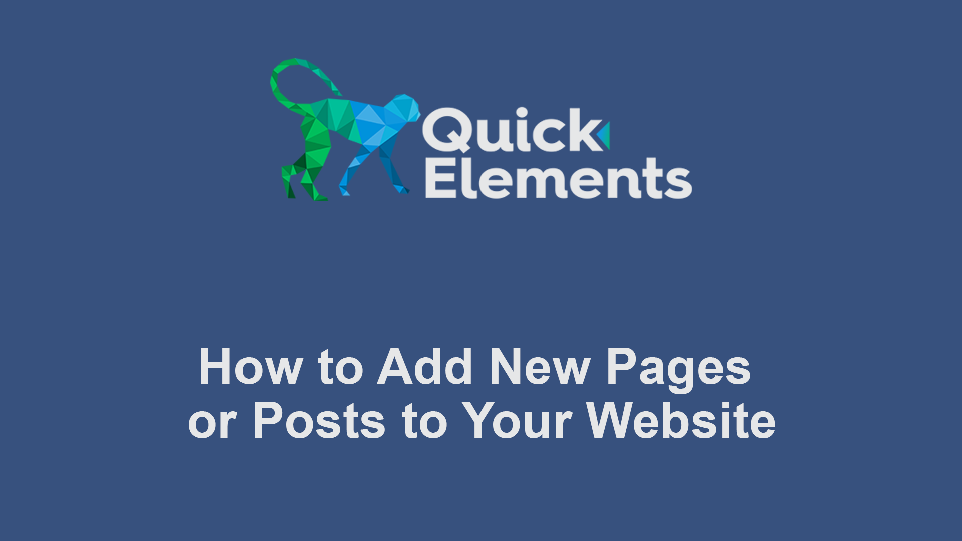 How to Add New Pages to Your Website