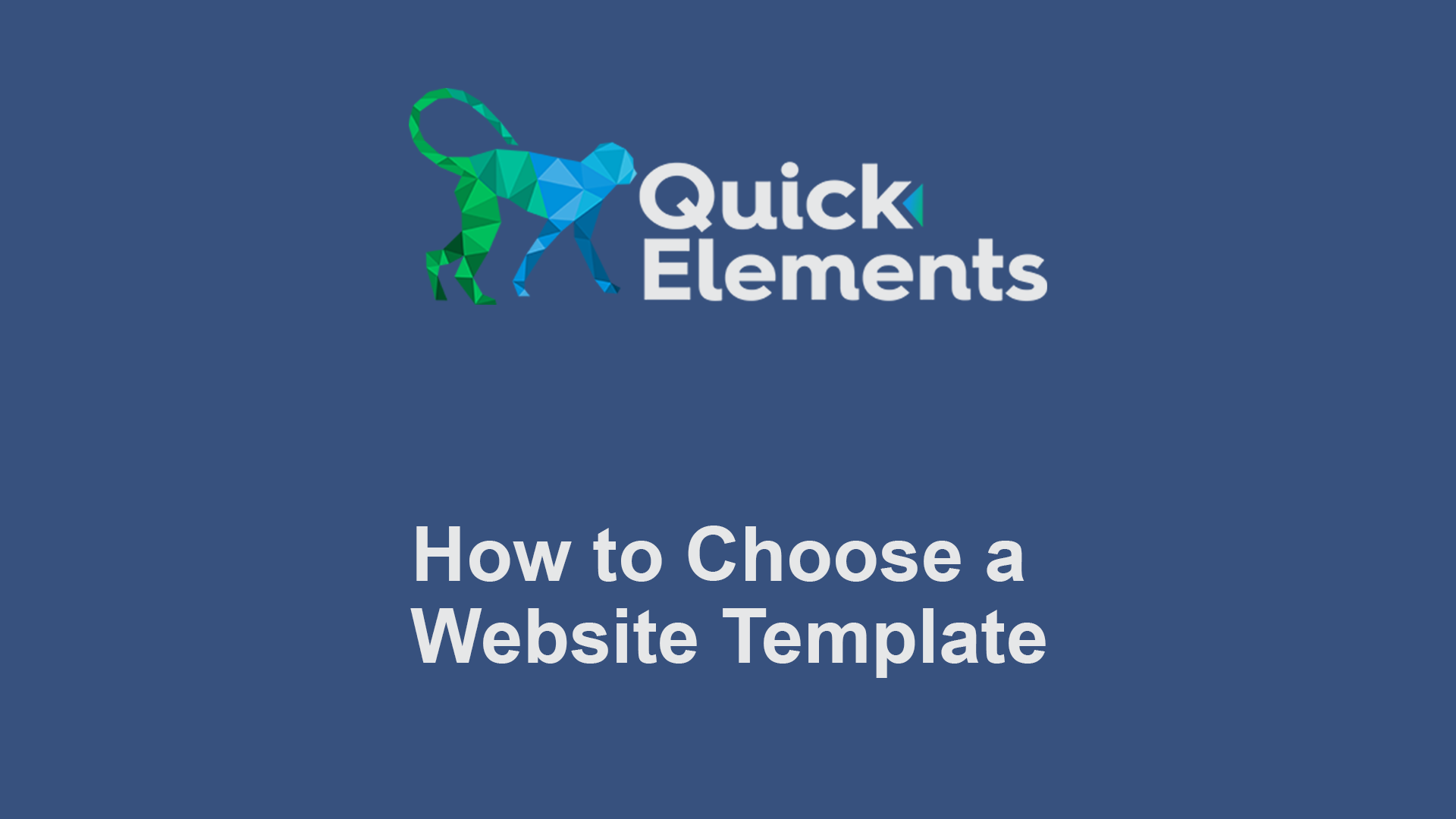 How to Choose a Website Template