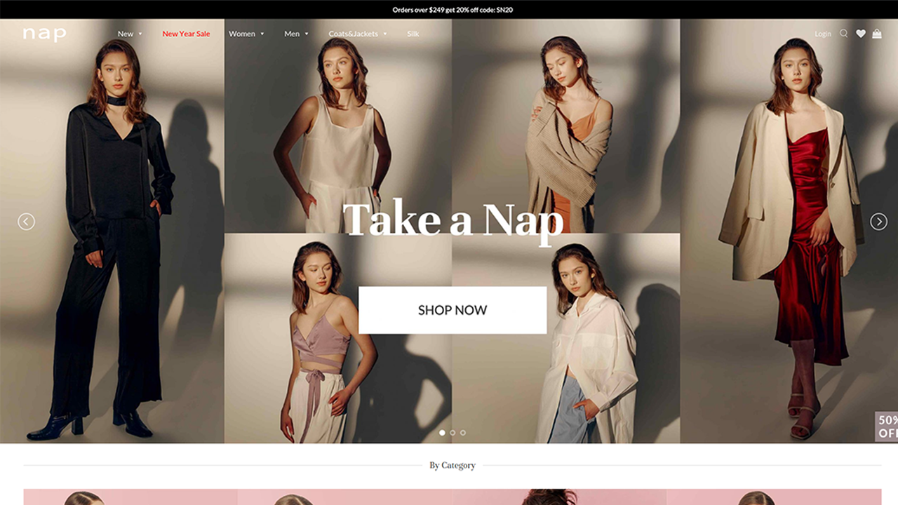 ECommerce Website Built With Quick Elements